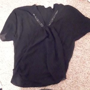 Black Mesh Shirt